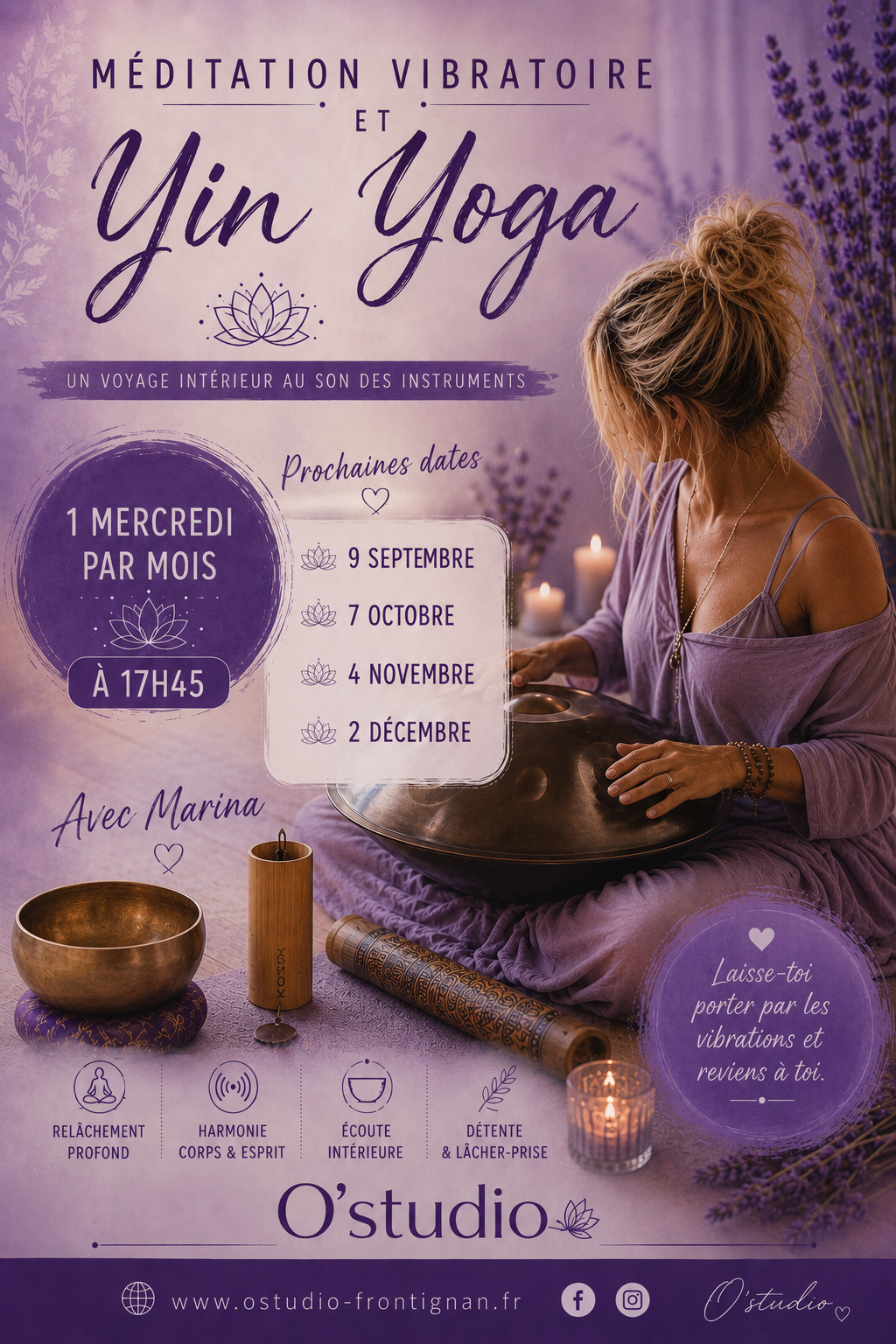Yin Yoga & Méditation Vibratoire