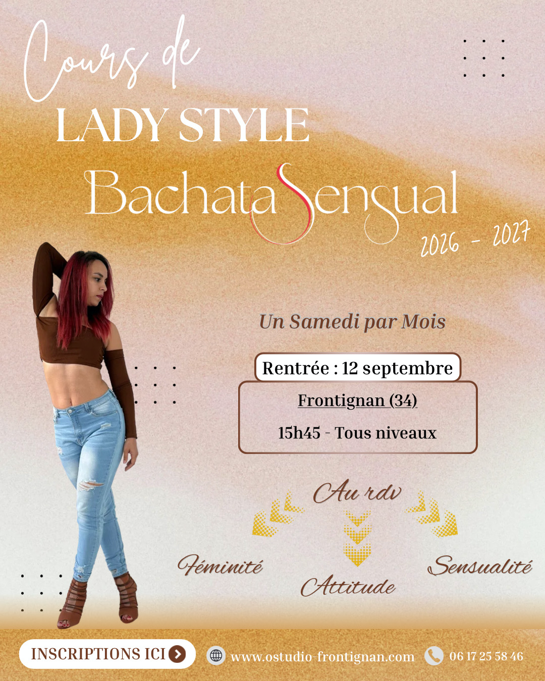Nouveauté 2026/2027 — Cours de Lady Style Bachata Sensual